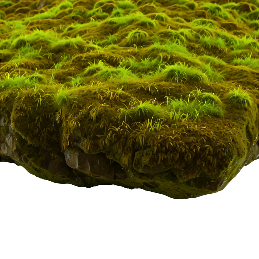 Moss Covered Rock Texture Png 06122024 PNG Image