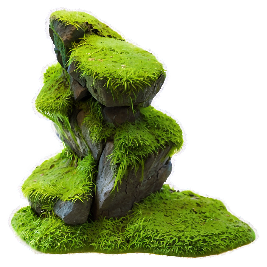 Mossy Rocks Png Fuq PNG Image