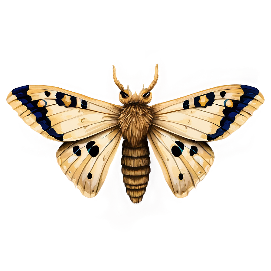 Moth Sketch Png 05242024 PNG Image