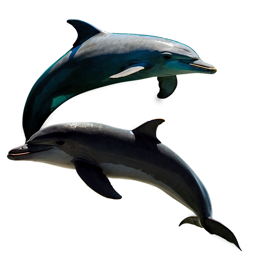 Mother And Baby Dolphin Png Cga PNG Image