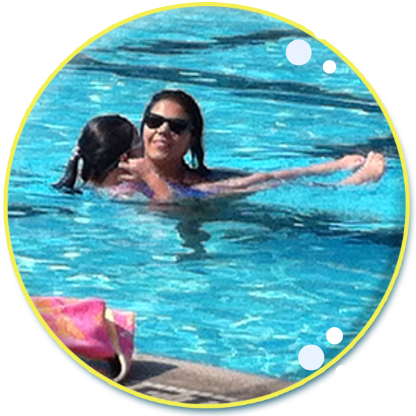 Mother Child Swimming Lesson.jpg PNG Image