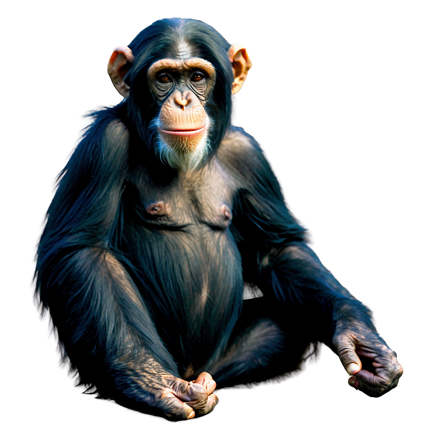 Mother Chimpanzee With Baby Png Moq58 PNG Image