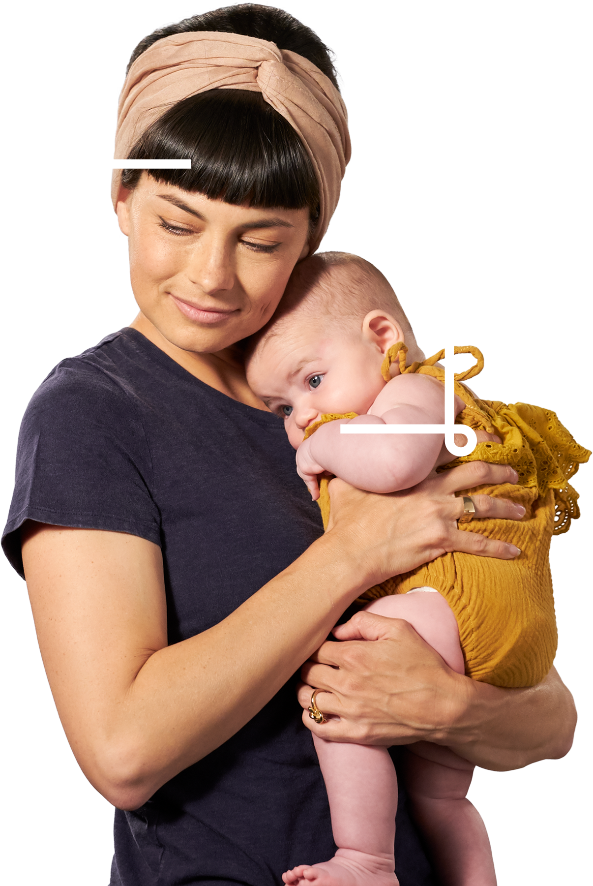 Mother_ Embracing_ Newborn_ Baby PNG Image