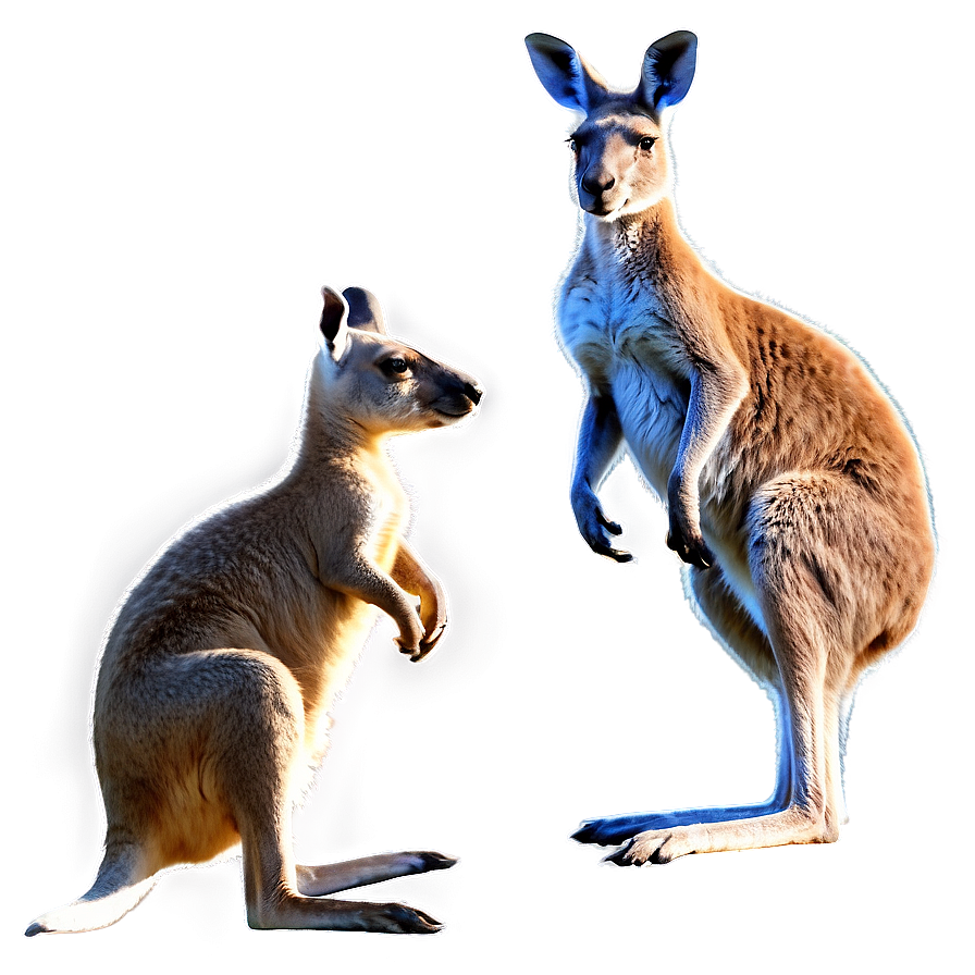 Mother Kangaroo Png Riw43 PNG Image