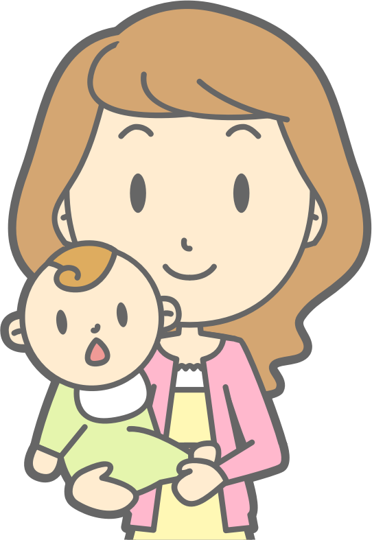 Motherand Baby Cartoon PNG Image