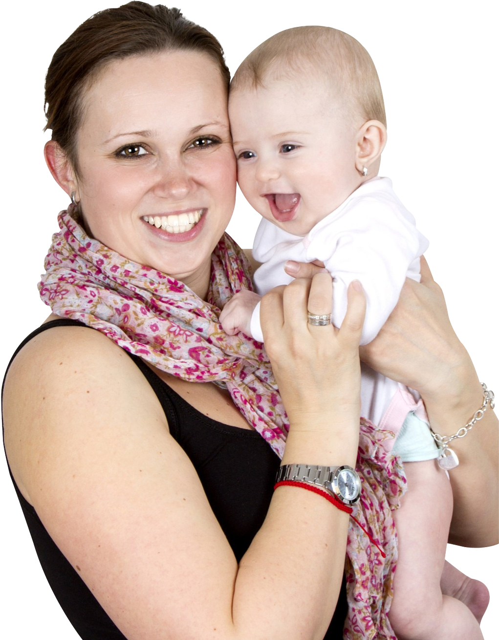 Motherand Baby Smiling Together.jpg PNG Image