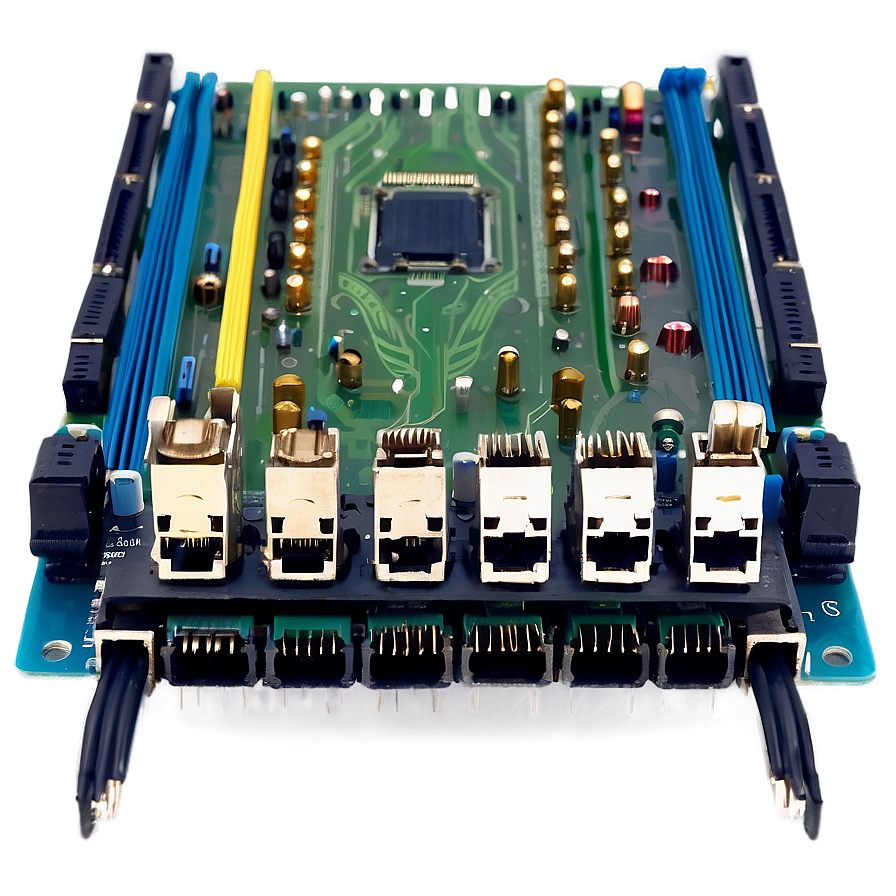 Motherboard Peripheral Connectors Png Kmq PNG Image