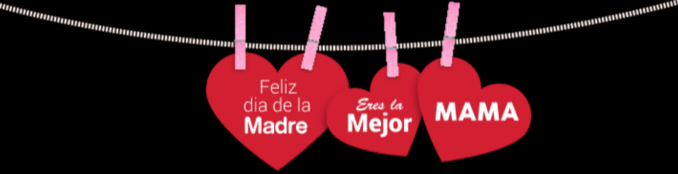 Mothers Day Celebration Banner PNG Image