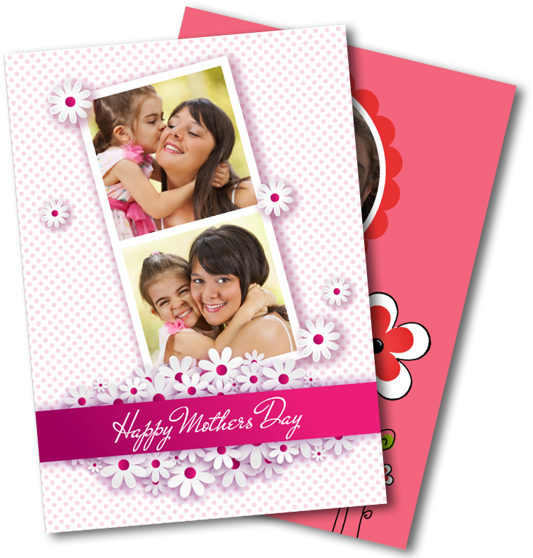 Mothers Day Celebration Greeting Cards PNG Image