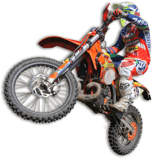 Motocross Rider In Action.png PNG Image