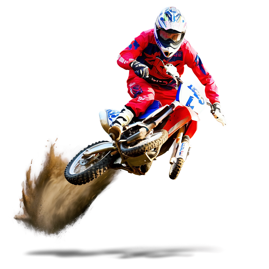 Motocross Rider In Air Png Ahg PNG Image