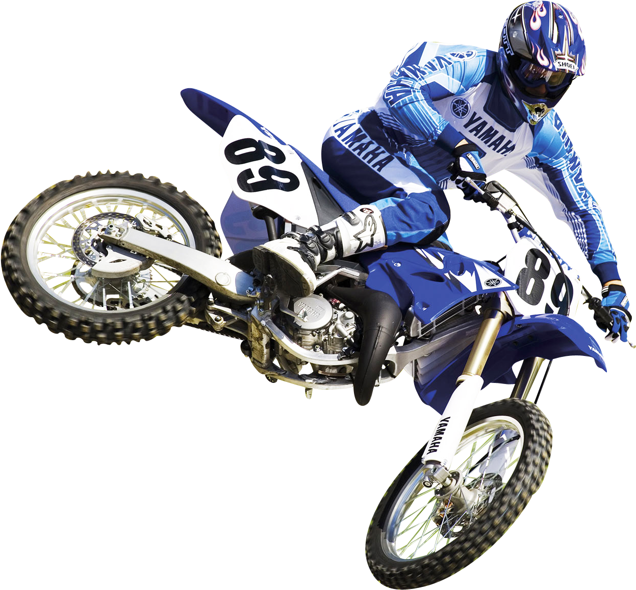 Motocross_ Rider_ Midair_ Stunt_ Yamaha_89.png PNG Image