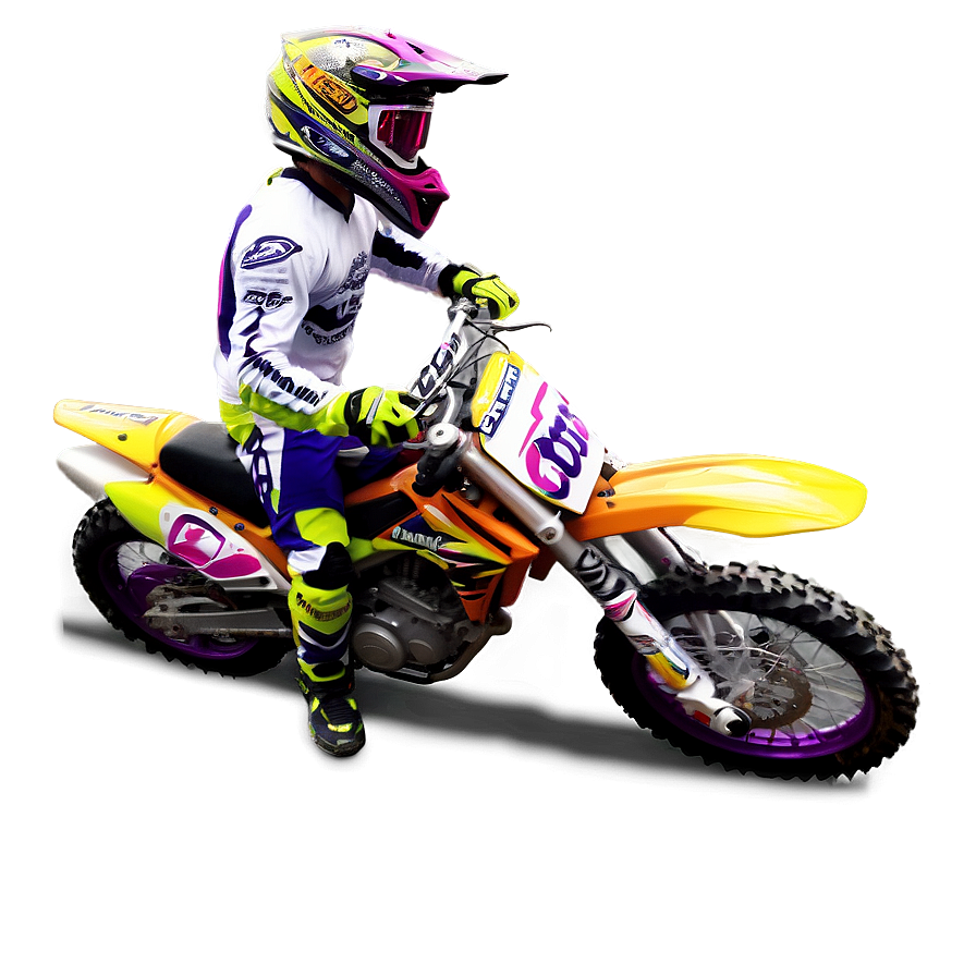 Motocross Rider Portrait Png Fkx PNG Image