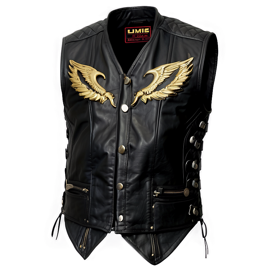 Motorcycle Leather Vest Png Bnv PNG Image