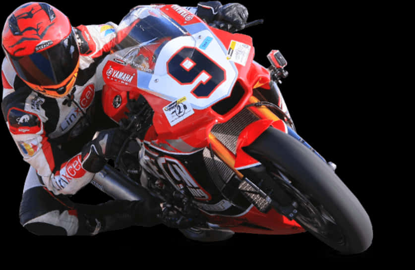 Motorcycle Racerin Action H D PNG Image