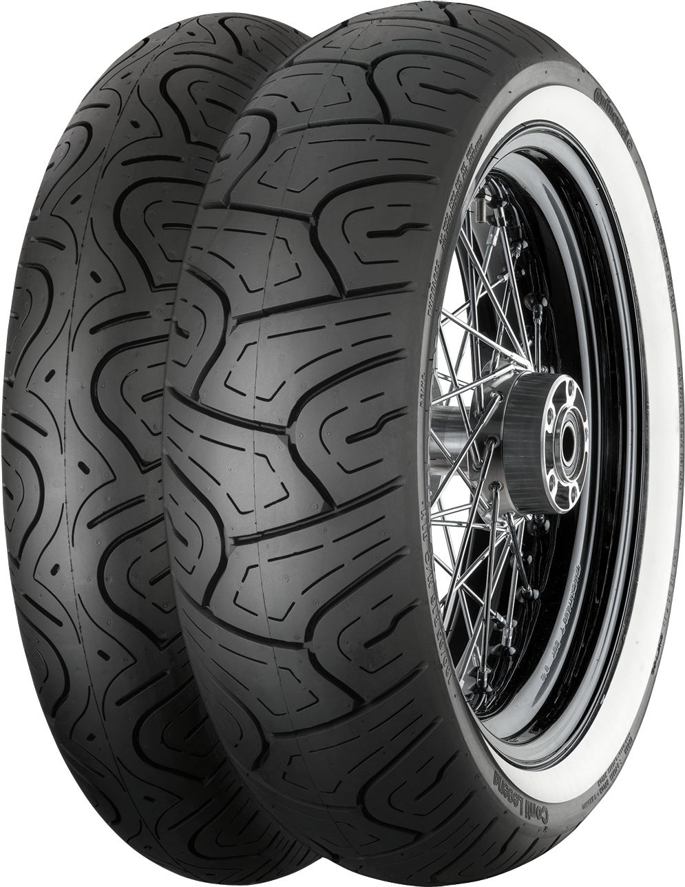 Motorcycle Tyreswith Alloy Wheels PNG Image