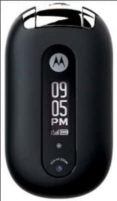 Motorola Clamshell Phone Design PNG Image