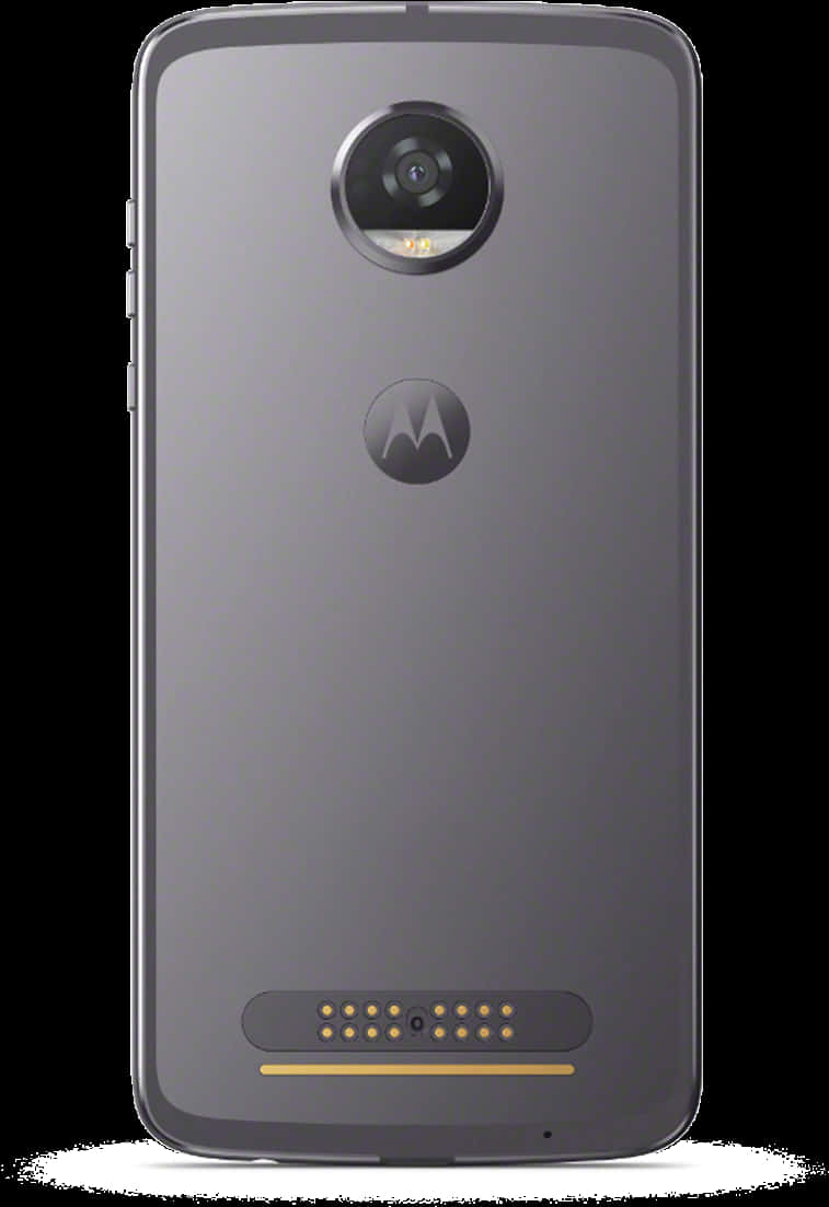 Motorola Smartphone Back View PNG Image