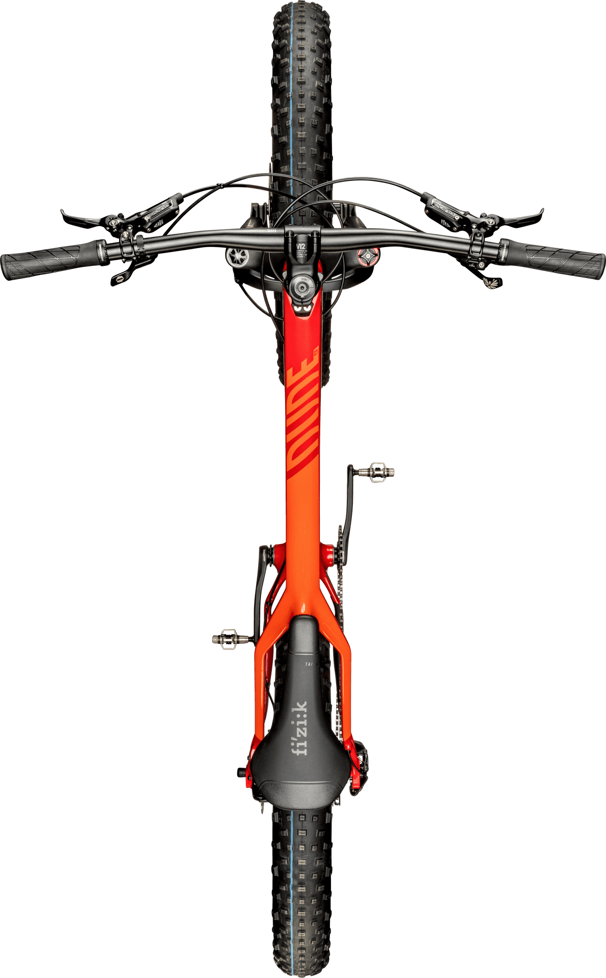 Mountain Bike Top View.png PNG Image