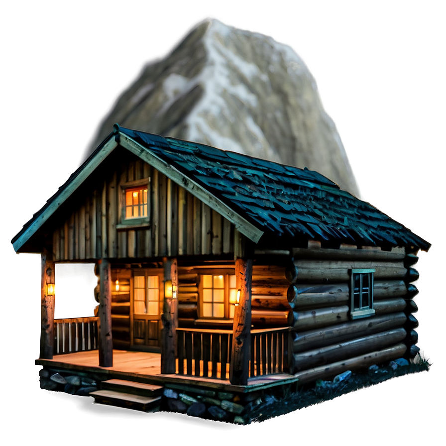 Mountain Cabin Aesthetic Png 99 PNG Image