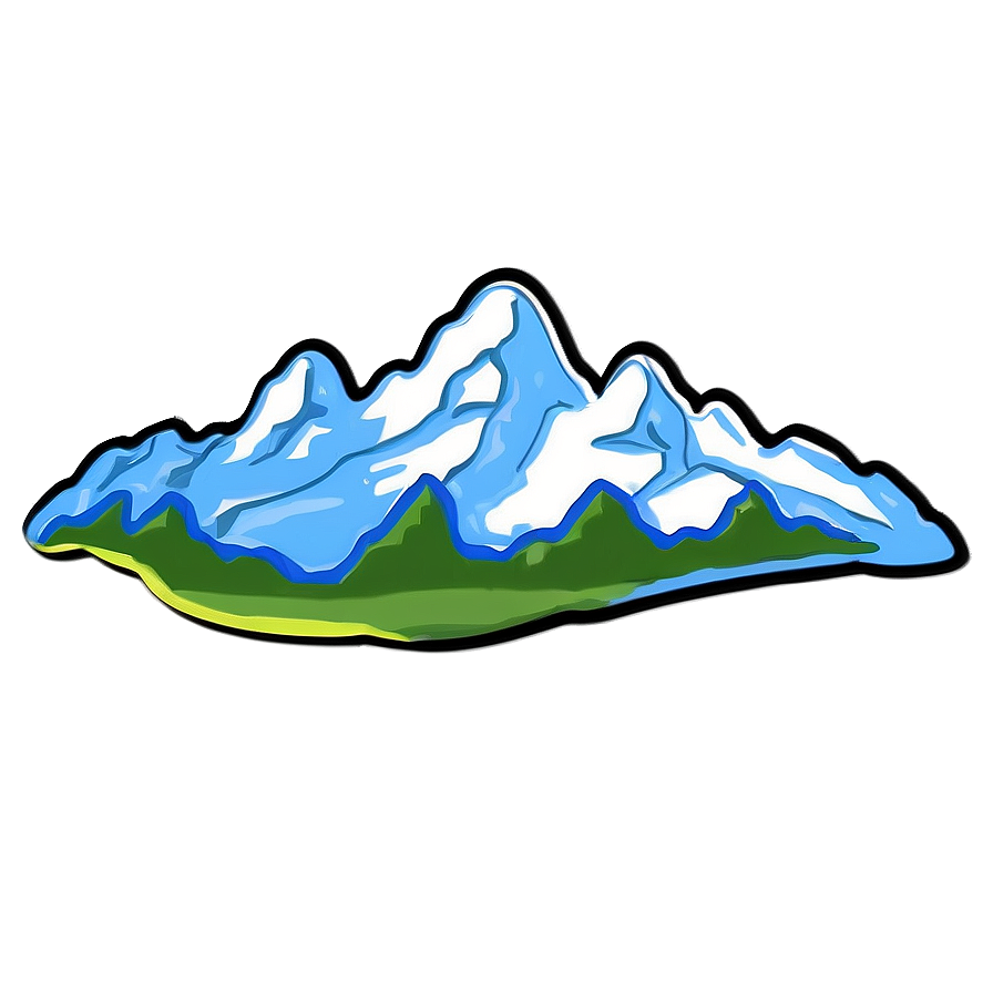 Mountain Doodle Png Ydw PNG Image