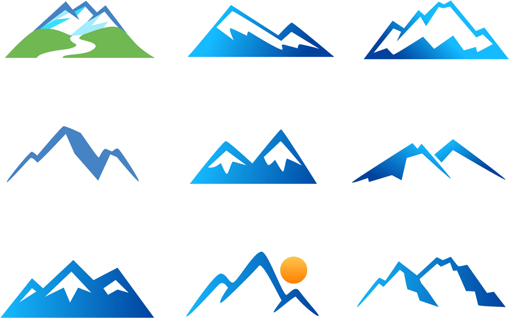 Mountain_ Icons_ Collection PNG Image