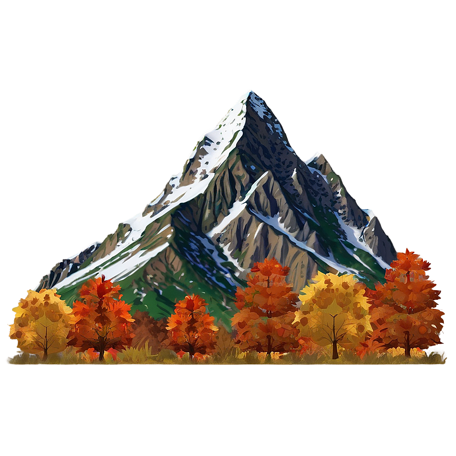 Mountain In Autumn Png 8 PNG Image