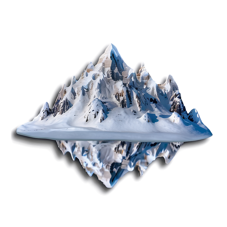 Mountain In Winter Png Yyg PNG Image