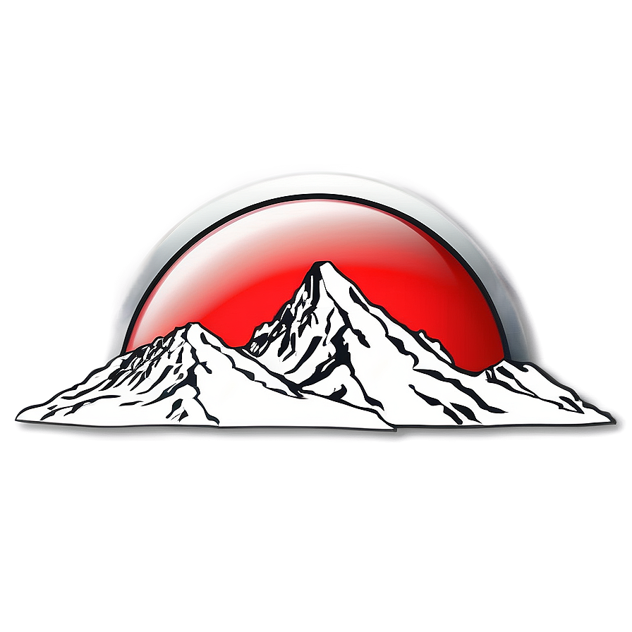 Mountain Line Art Png 06252024 PNG Image