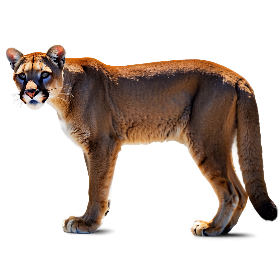 Mountain Lion At Dusk Png Csc PNG Image