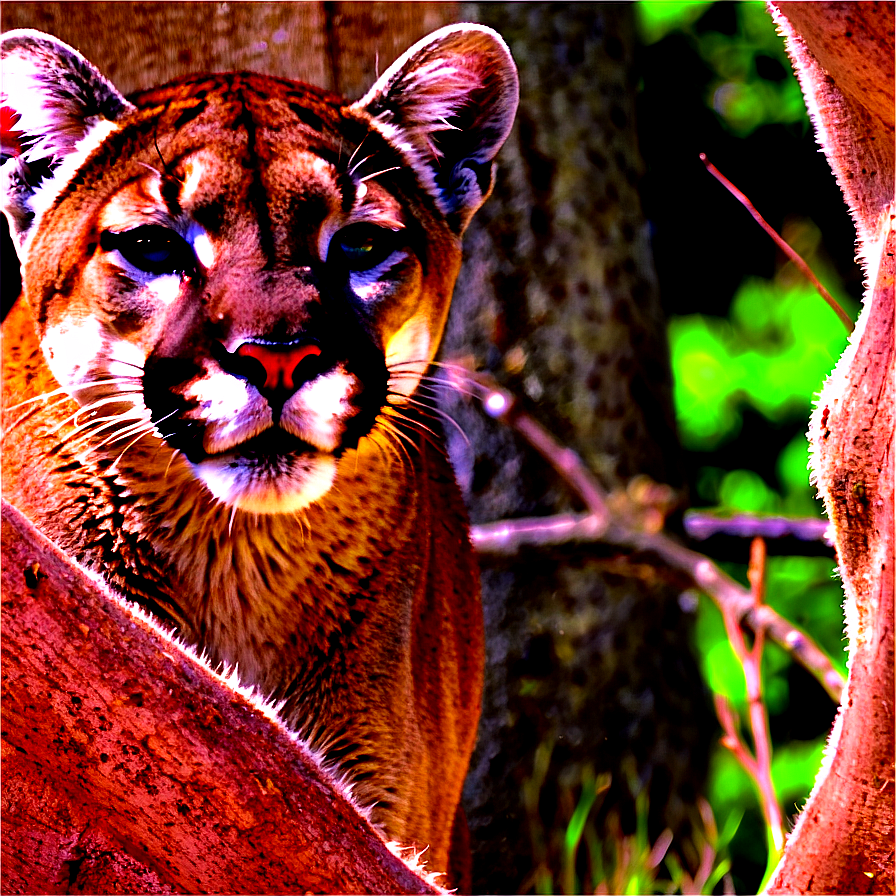 Mountain Lion Family Png 06262024 PNG Image