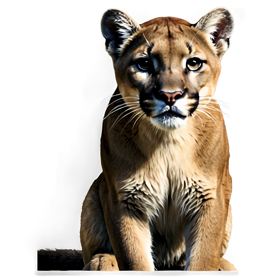 Mountain Lion Portrait Png Vox41 PNG Image