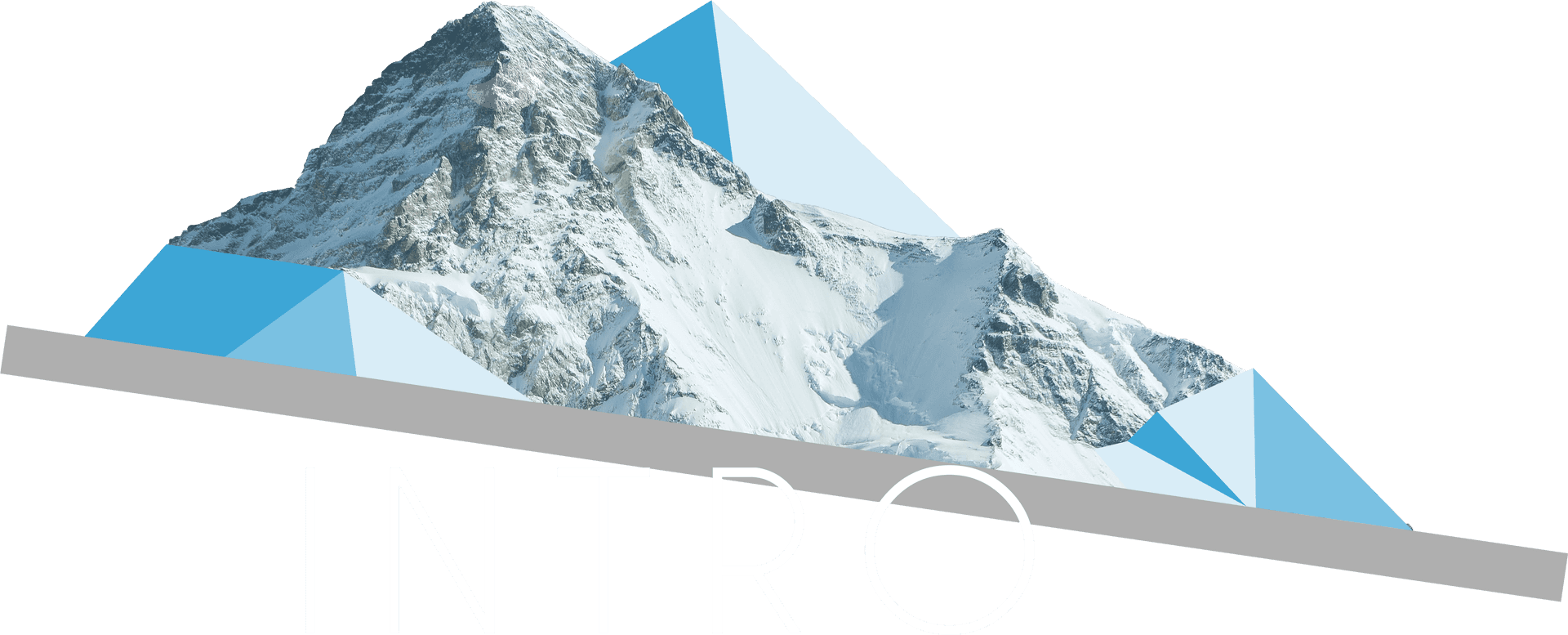 Mountain Peak Intro Graphic PNG Image