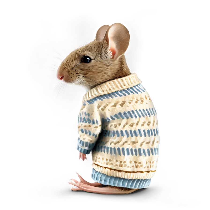 Mouse In Sweater Png Dxe24 PNG Image