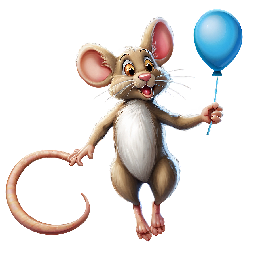 Mouse With Balloon Png 42 PNG Image