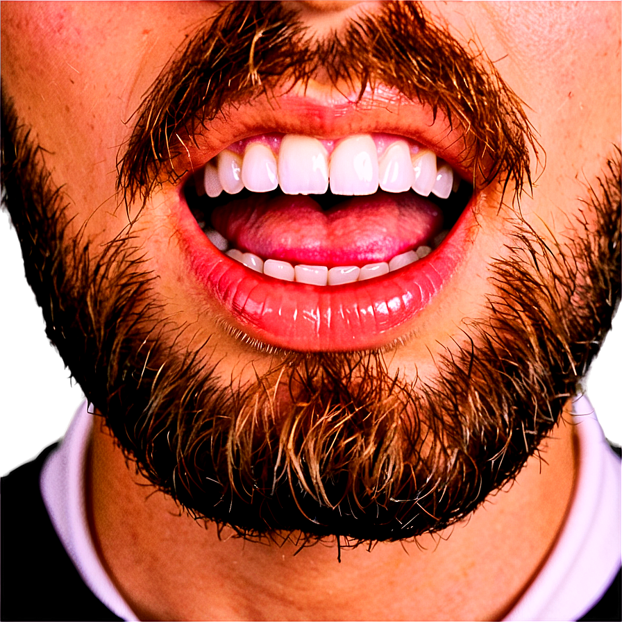 Mouth With Beard Png 05242024 PNG Image