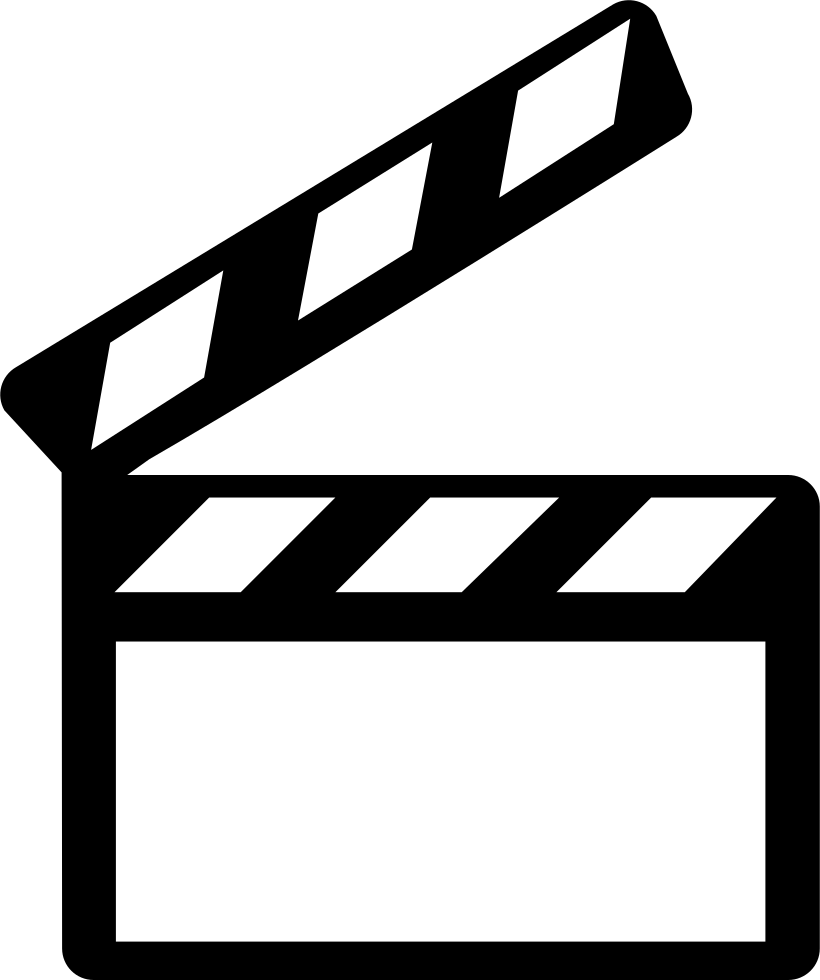 Movie Clapperboard Icon PNG Image