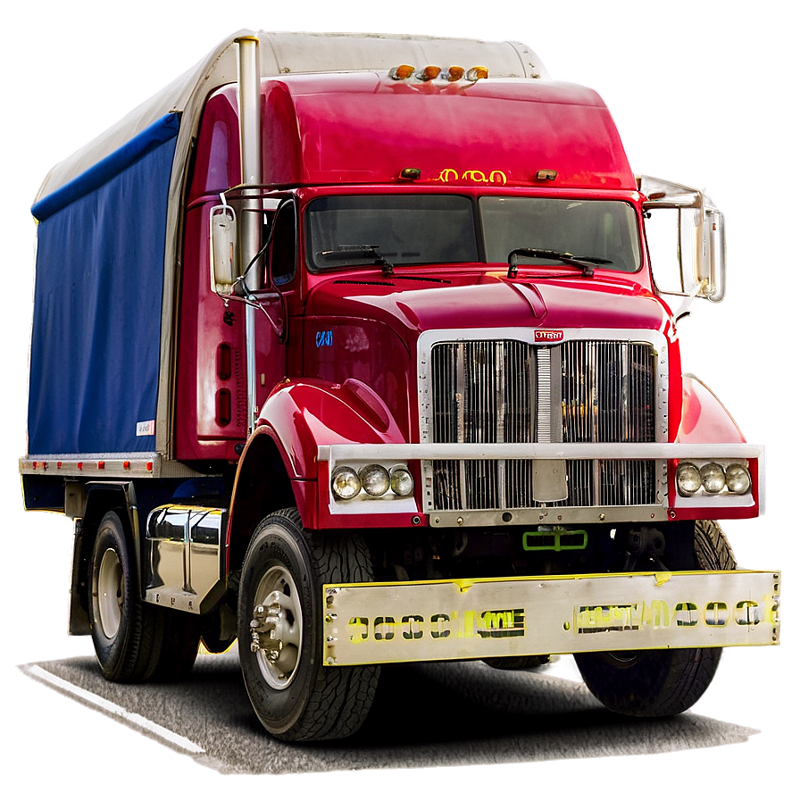 Moving Truck With Dolly Png Fey45 PNG Image