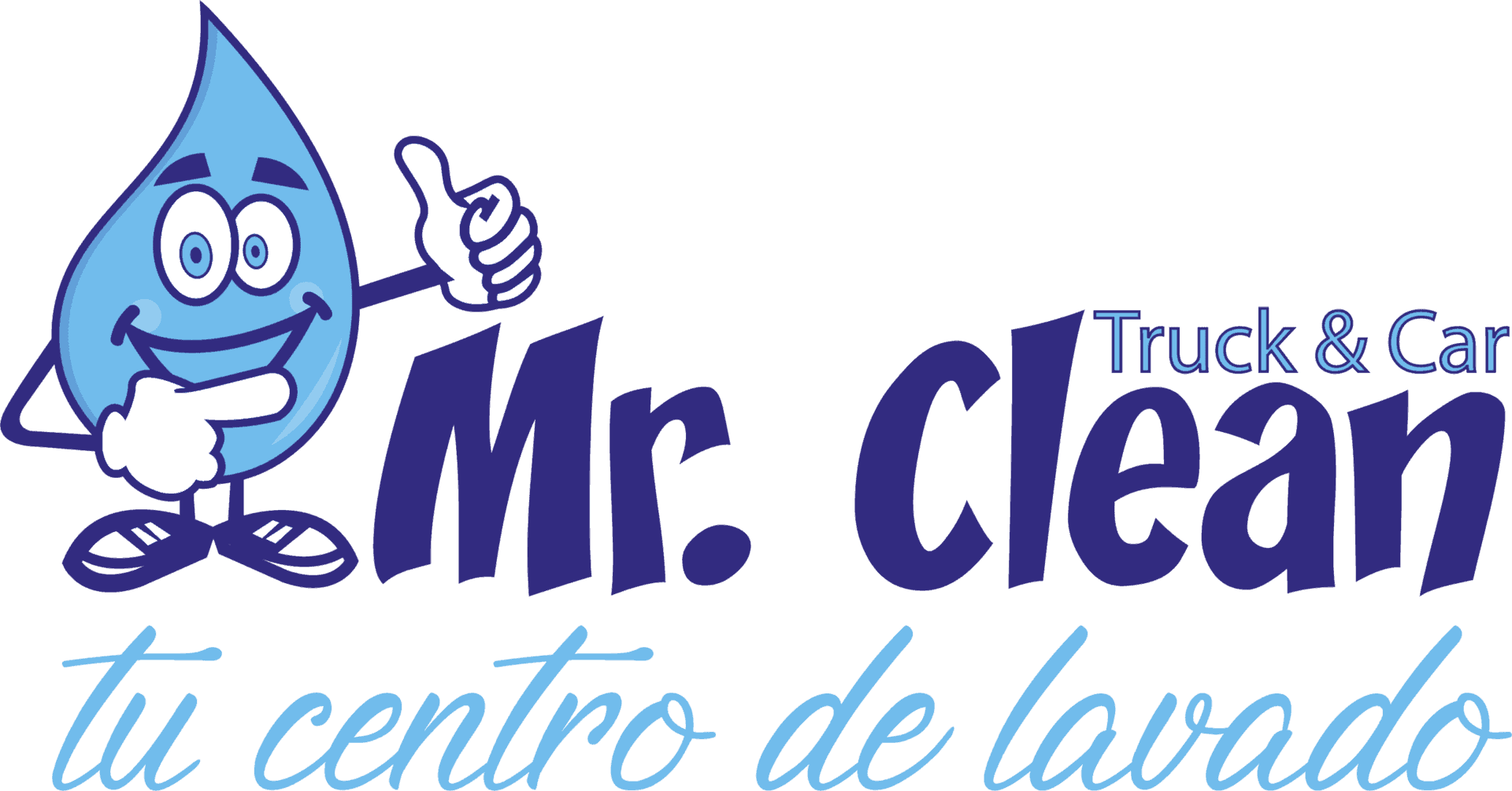 Mr Clean Logowith Animated Character PNG Image