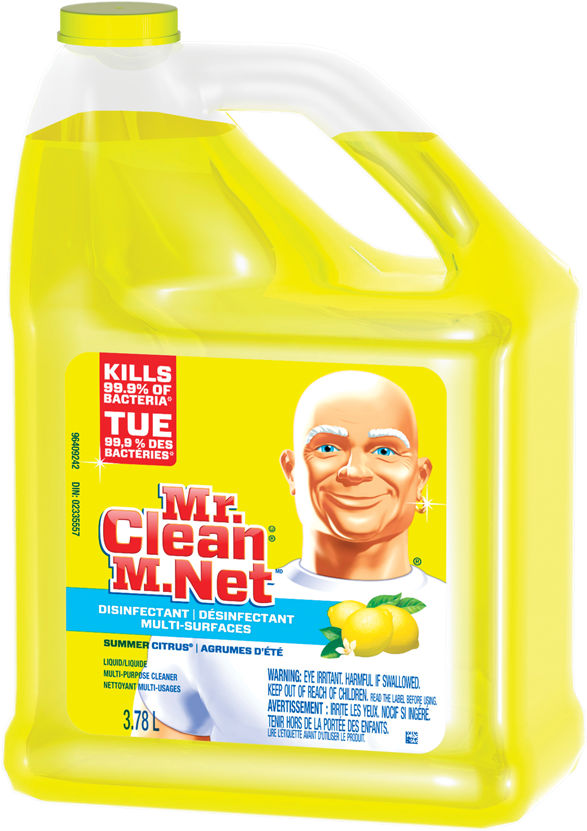 Mr Clean Summer Citrus Disinfectant PNG Image