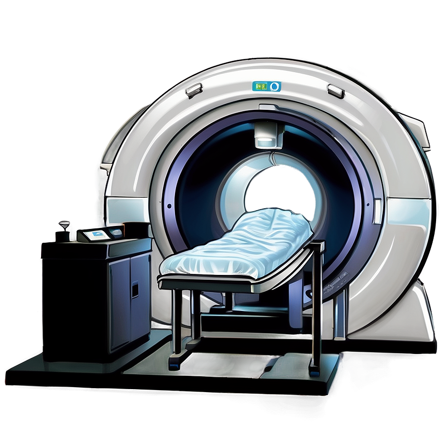 Mri Technology Illustration Png Omo6 PNG Image