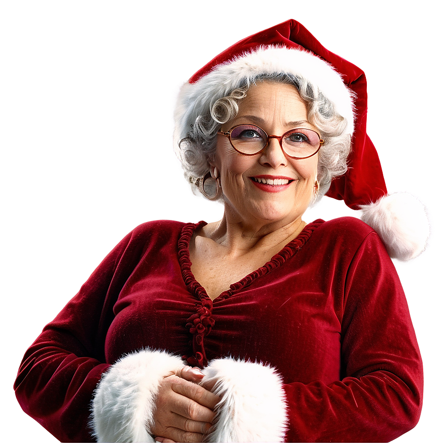 Mrs Claus Holiday Spirit Png Rqr2 PNG Image