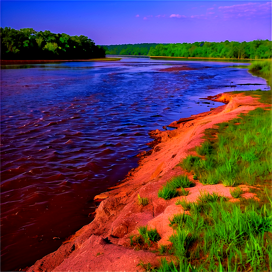 Muddy Mississippi Riverbanks Png 06252024 PNG Image