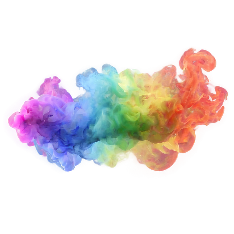 Multi-color Smoke Texture Png 95 PNG Image