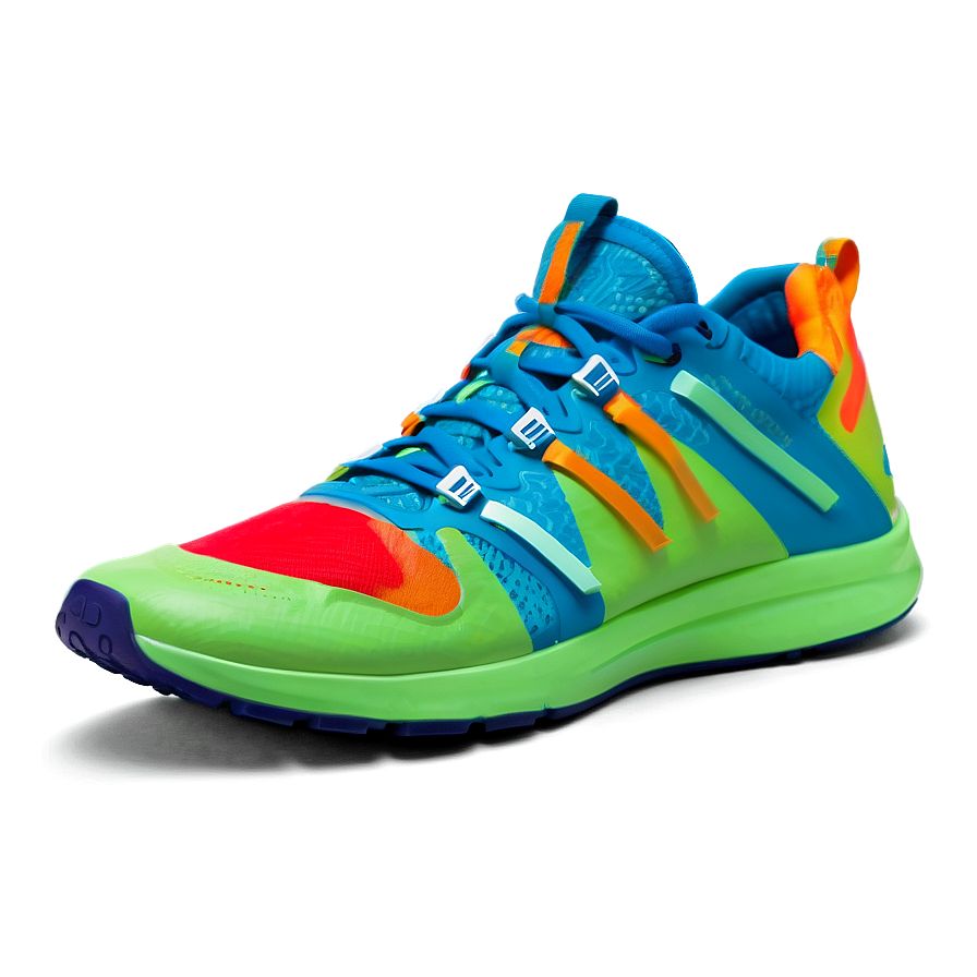 Multi-colored Running Shoe Png 98 PNG Image