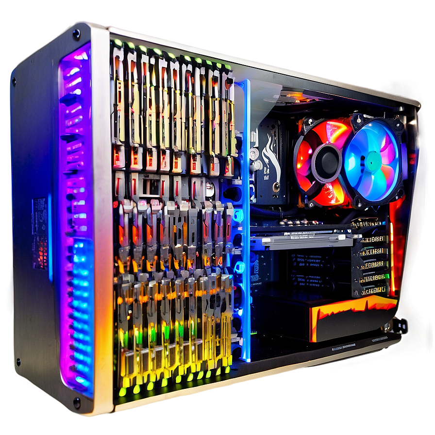 Multi Gpu Pc Setup Png Wld PNG Image