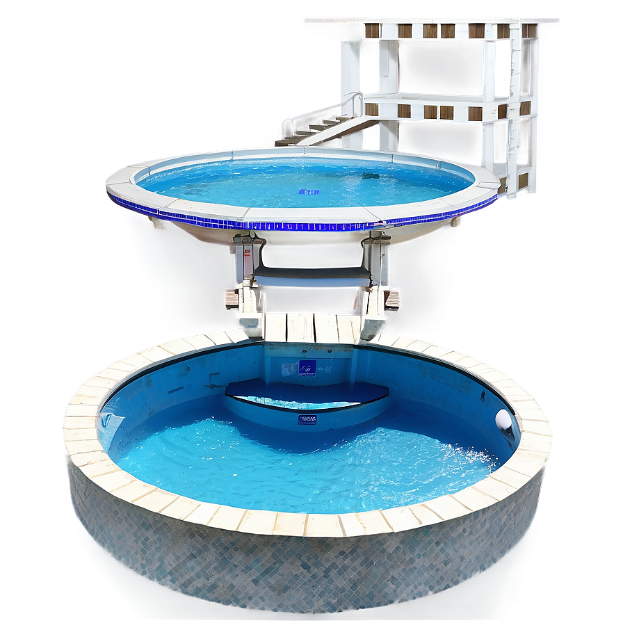 Multi-level Swimming Pool Png Rwe14 PNG Image