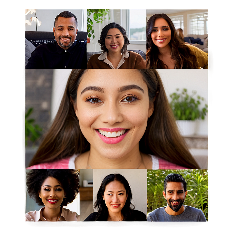 Multi-person Video Call Png Iwb44 PNG Image