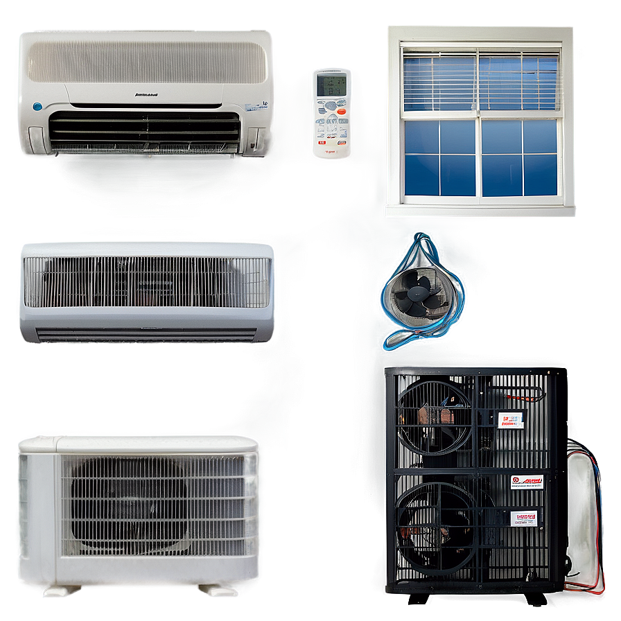 Multi Split Air Conditioner Png 06272024 PNG Image