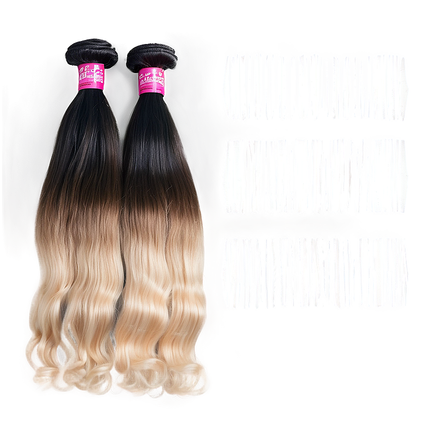 Multi-tonal Hair Bundles Png 53 PNG Image